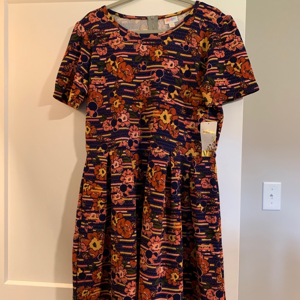 Summer Hawaiian LuLaRoe Amelia Dress